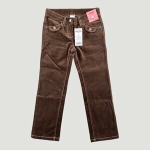 Gymboree Brown Corduroy Pants Girls Size 5 Adjustable Waist NWT